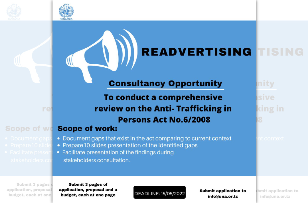Consultancy Opportunity