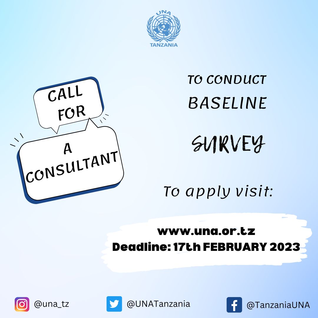 CAll FOR A CONSULTANT TO CONDUCT BASE LINE SURVEY