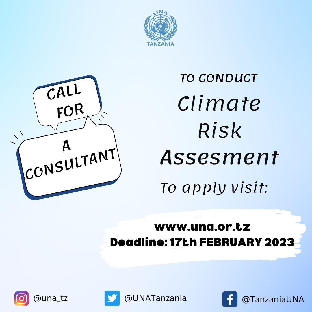 CALL FOR CONSULTANCY TO CONDUCT CLIMATE RISK ASSESMENT